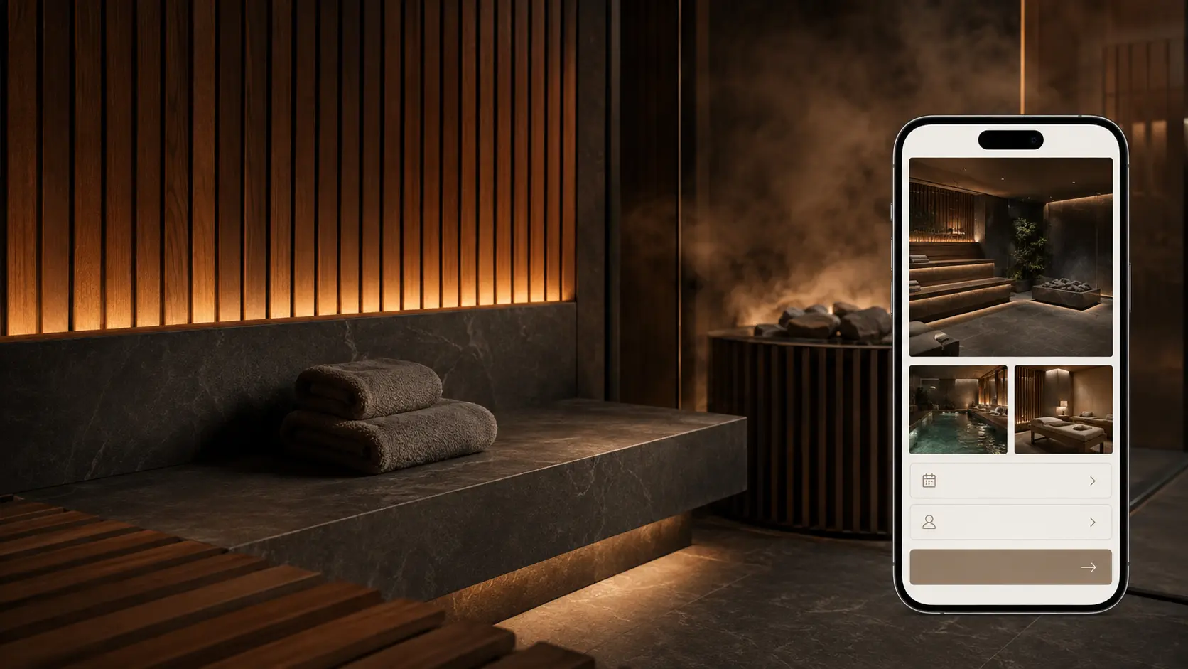 Сайт велнес-комплекса Sauna & Spa